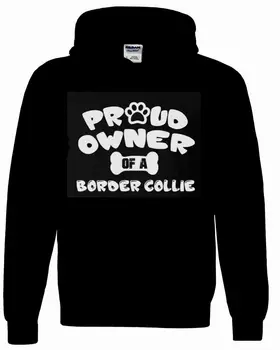 

Border Collie Dog Hoody Sweatshirt BC P Owner Summer Short Sleeves Cotton Fashion t Shirt