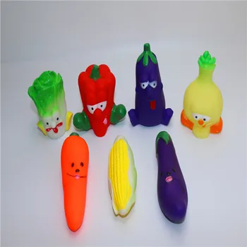 

Sound Making & Vegetable Pet Toy Vinyl Model Fruit Series Dog Toy