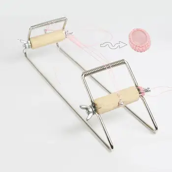 

Weaving Beading Loom Set for Bracelet Necklace Jewelry Make DIY Knitting Tools Send Two Bead Needles Two Pure Silver T Needles