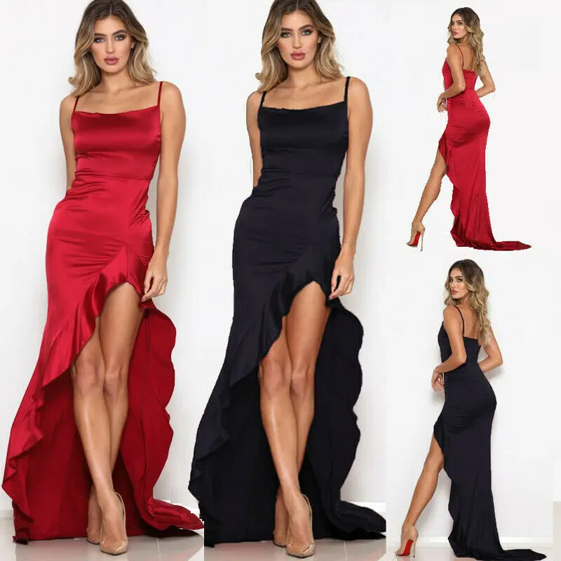 

Women's Bridesmaid Prom Ball Gown Formal Evening Party Cocktail Maxi Dress Lot Beach Dress