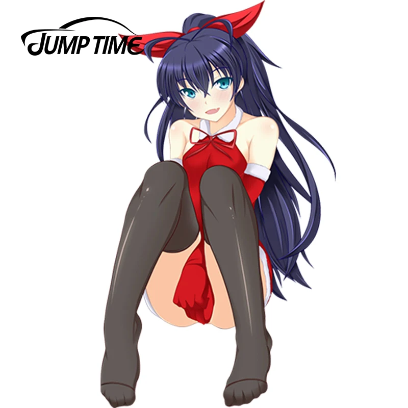 JumpTime 13cm x7.5cm Car Sticker THE iDOLM@STER Anime Kawii Girl Ganaha Hibiki Vinyl Window Bumper Beautiful Graphic | Автомобили и