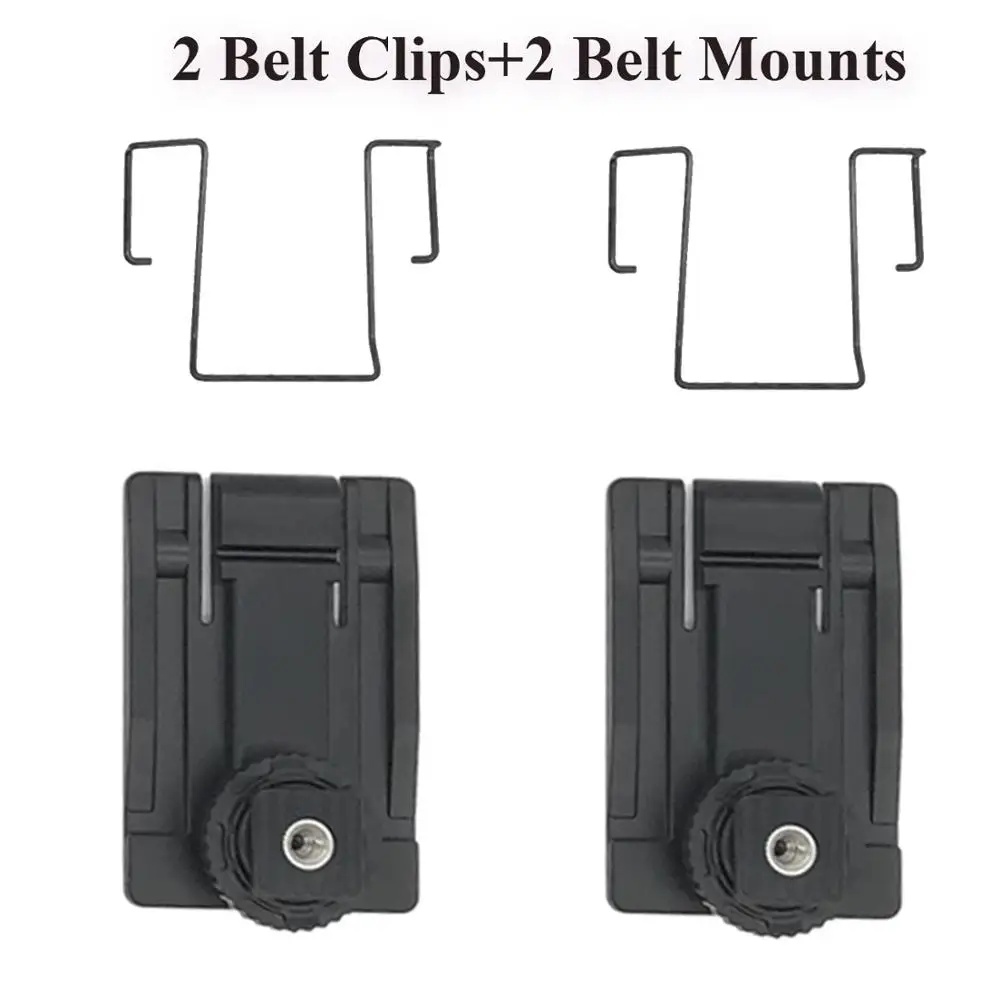 2-Clip and 2-Mount Saramonic поясные зажимы для крепления микрофона для системы UWMIC9 - Цвет: 2-Clip and 2-Mount