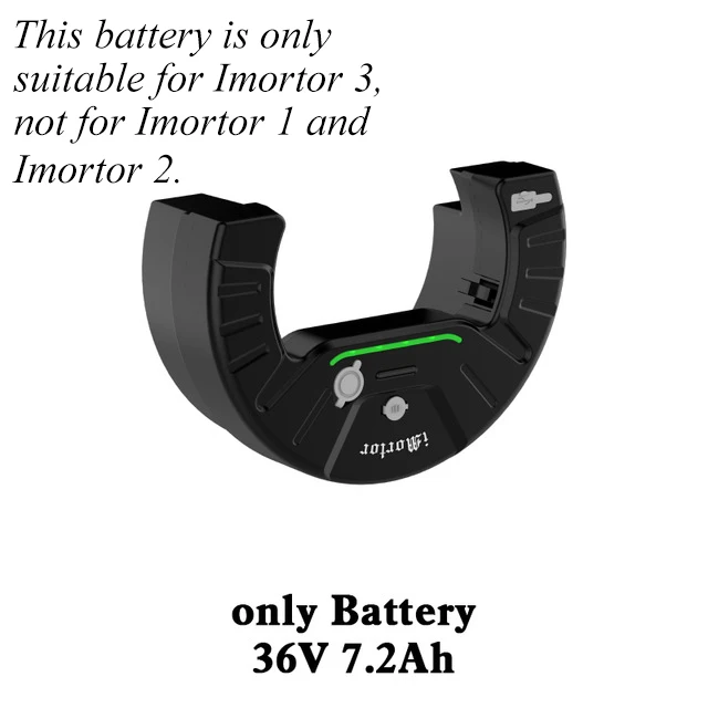 only battery EJOYQI iMortor 3 36 В 350 Вт Электрический велосипед мотор колеса 2" 26" 2" 700C комплект для переоборудования электрического велосипеда с батареей 7.2Ah - Цвет: only battery