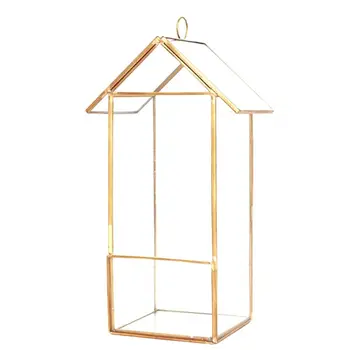 

Clear Clear Glass Terrarium Succulent Fern Moss Air Plant Flower Pot Office Desktop Box Window Display Planter for Wedding