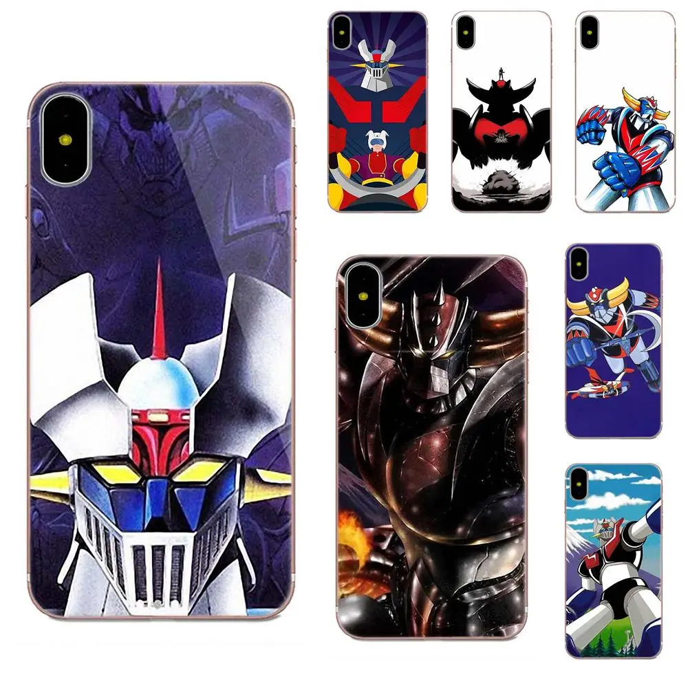 Чехол из ТПУ с узором для iPhone 11 Pro XS Max X 8 7 6s Plus 5 SE XR 2020 аниме Grendizer G5 японский