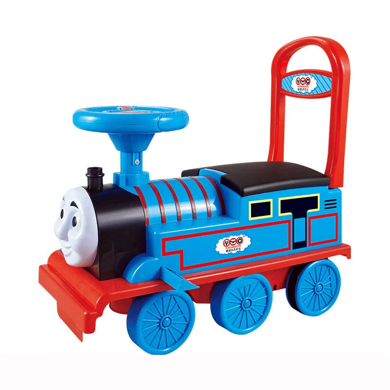 Детская электрическая игрушка поезд ходунки для детей Мальчики катаются на поезде игрушка с железной дороги Электрический кататься на машине с трактором