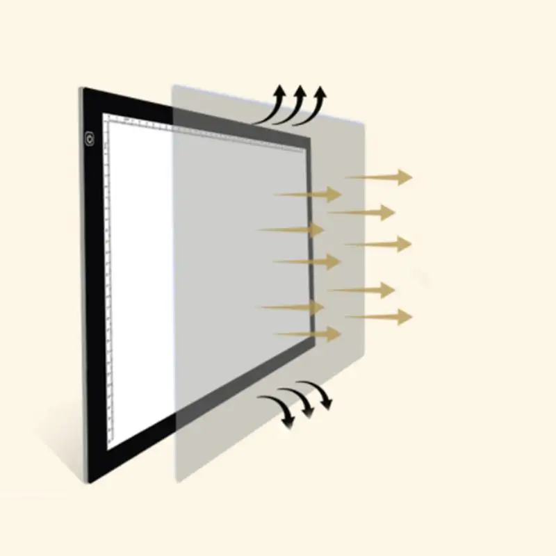 

A2 LED Adjustable Tracing Light Box Drawing Art Stencil Board Sketching Artist