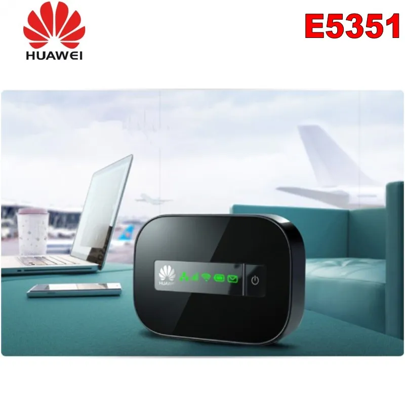 20 шт huawei E5351 21 Мбит/с 3g мобильный WiFi точка доступа с портом Ethernet(3g в Европе, Азии, на Ближнем Востоке, Африке и Т-мобиле США