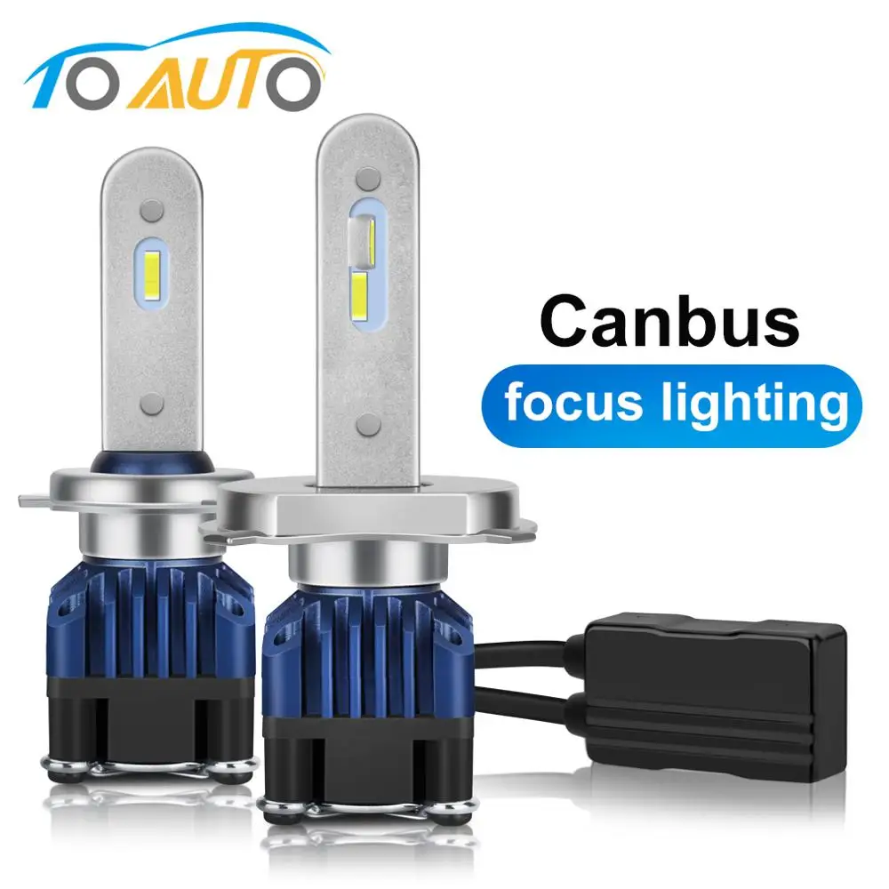 

2 шт., автомобильные светодиодсветодиодный лампы H1 H4 H7 H11 HB3 9005 HB4 9006 5500