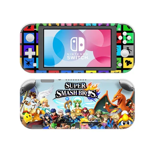 YSNSL0426 Super Smash Bros наклейка на кожу для nintendo Switch Lite консоль и контроллер переключатель легкий протектор виниловая наклейка на кожу - Цвет: YSNSL0426