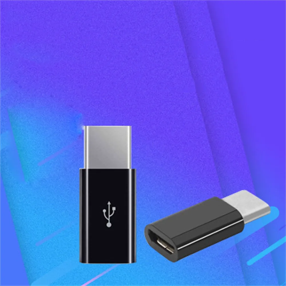 

2019 OTG Adapter USB C to USB Adapter Micro 2.0 Female to type-C 3.1 Male Connector Converter Plug and play BK