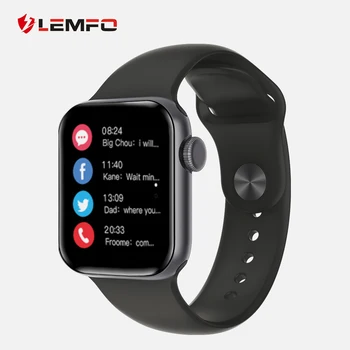 

LEMFO Smart Watch Men Women Adjustable Side Keys Heart Rate Blood Pressure Monitor Smart Watch for Apple Android
