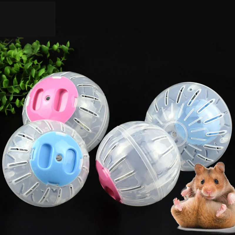 Pet Exercise Balls Hamster Training Toy Plastic Outdoor Sport Ball Grounder Rat Small Pet Rodent Mice Jogging Ball Gerbil Rat Exercise Balls