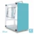 METALFISH T40 A4 Mini-ITX case gaming computer white chassis Mini PC computer transpare case USB3.0 Pink/blue small SFX chassis