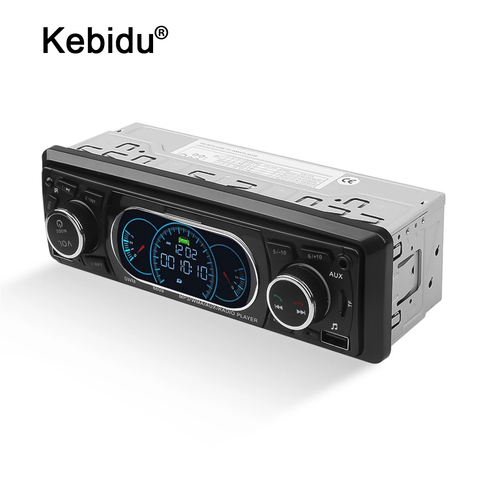 Mp3-плеер kebidu 8809 стерео аудио с дистанционным управлением 1 Din поддержка AUX/TF/USB FM