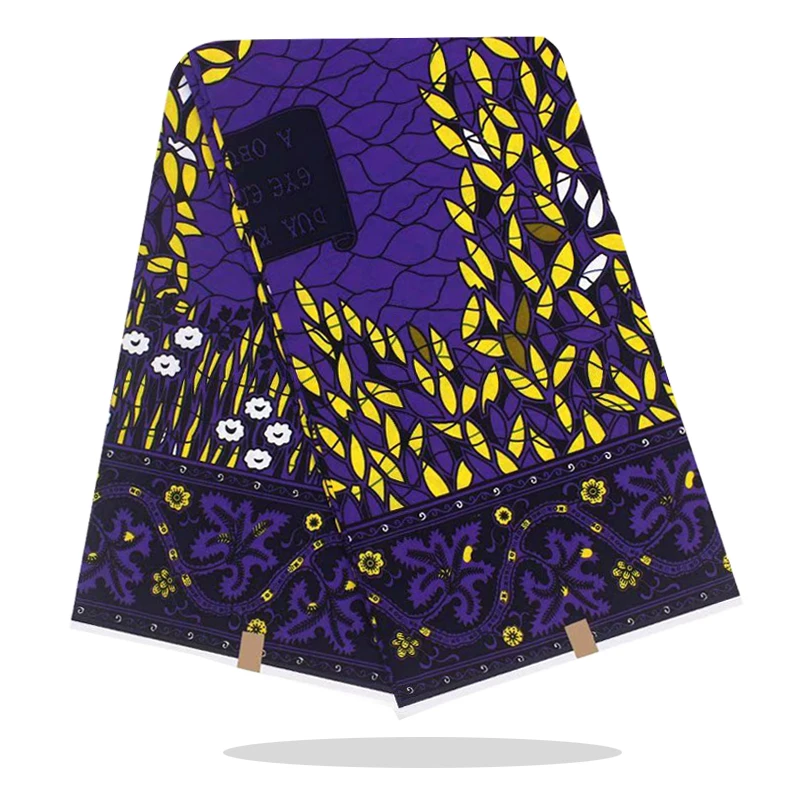 

Ankara Style Women Dress Sewing Material Veritable High Quality Afrcian Dutch Wax Printed Cotton Fabric 6Yards 100%Soft HL20-91