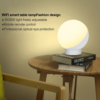 

Smart LED Bedside Lamp Colorful Night Light Table Lamp Soft Bright APP Voice Control Smart Night Lamp Table Soft Bedroom