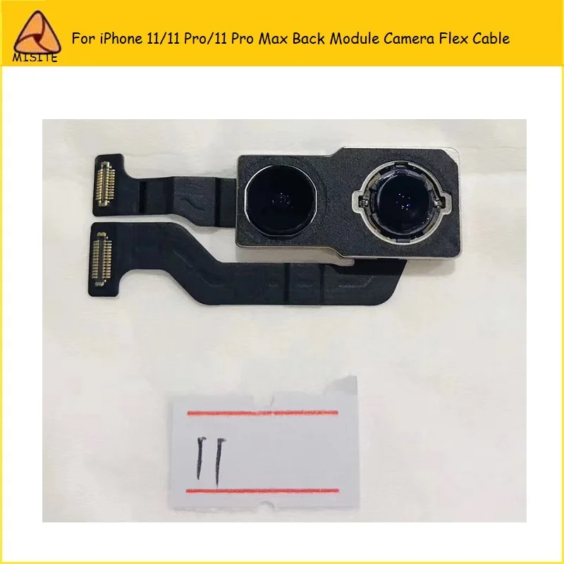 1 шт. оригинальная задняя камера+ фронтальная камера Flex для i Phone 11 Pro MAX i11Por задняя/маленькая фронтальная камера гибкий кабель, запчасти для ремонта