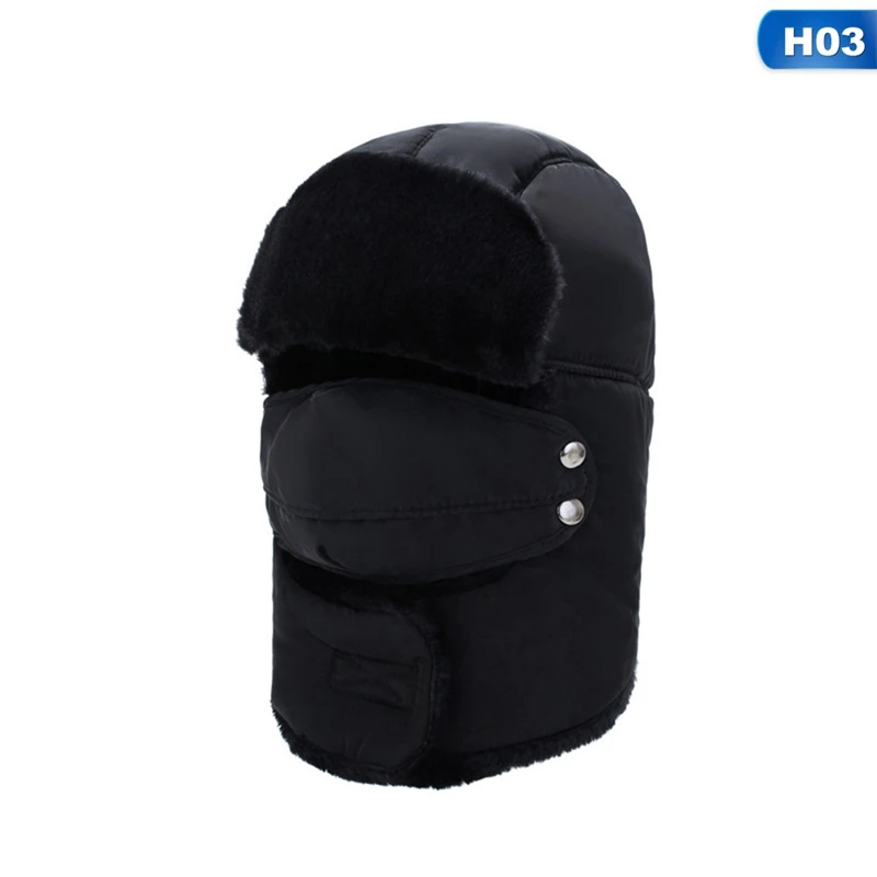 3 New Winter Plus Cotton Padded Earmuffs Lei Feng Hat Outdoor Men And Women Cold Protection Cap - Цвет: 3
