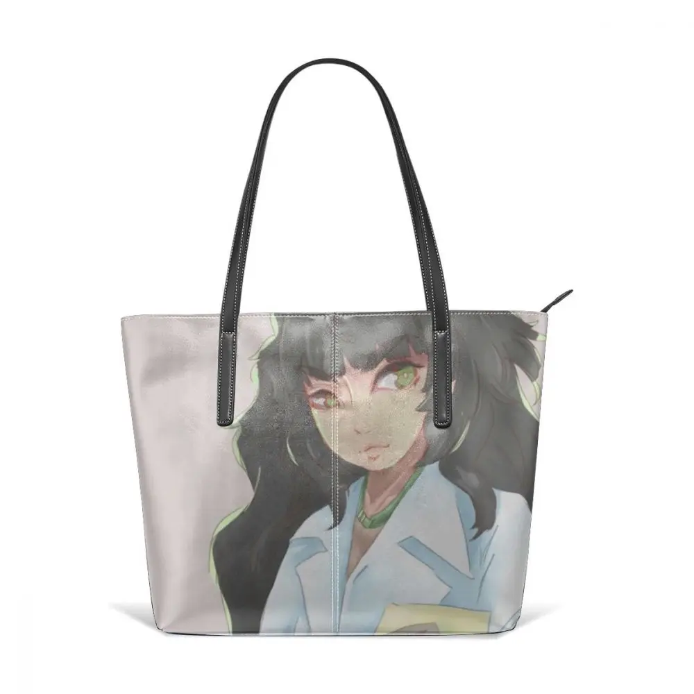 Девушки из сумки из натуральной кожи рука из steins Gate, сумки с высокой ручкой, большой Мода кожаная сумка-тоут сумка подростковые Свадебные Высокое качество Для женщин Сумки - Цвет: Maho Hiyajo