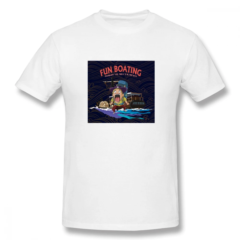 

2019 Men's Basic Short Sleeve T-Shirt 3D Print t shirt I'd Rather Be Motor Boating Funny Cotton Funny T-shirt home Top Tees