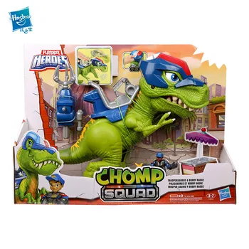 

Hasbrodinosaur rescue team chompssquad duty car series acousto-optic special police Tyrannosaurus rex model children's toys