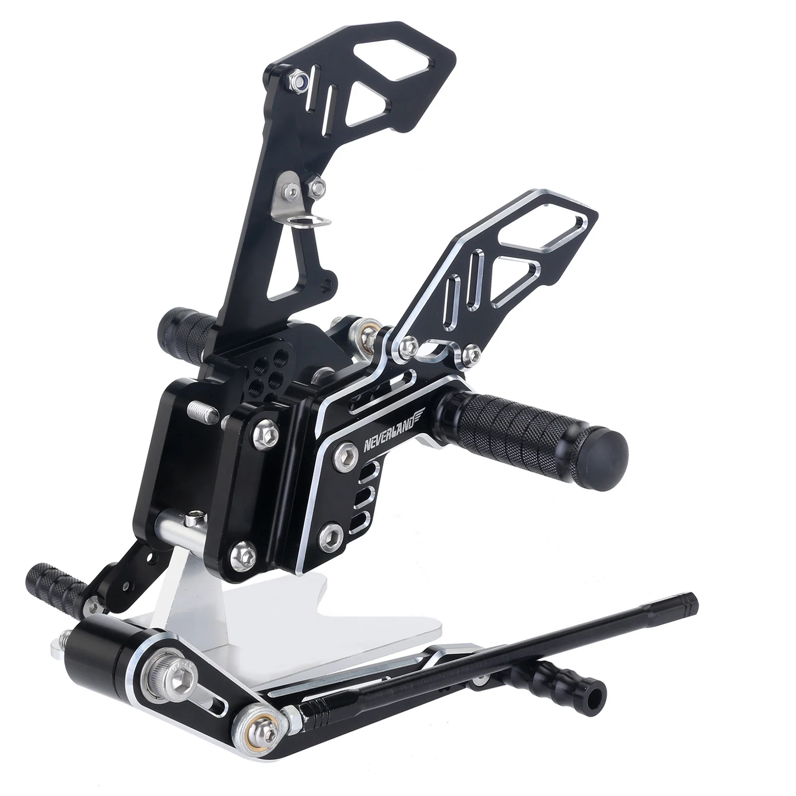 

Adjustable CNC Motorcycle Rear Sets Moto Accessories CNC Footrest Set Foot Pegs Pedal Footrest Rearset Motorcycle Parts