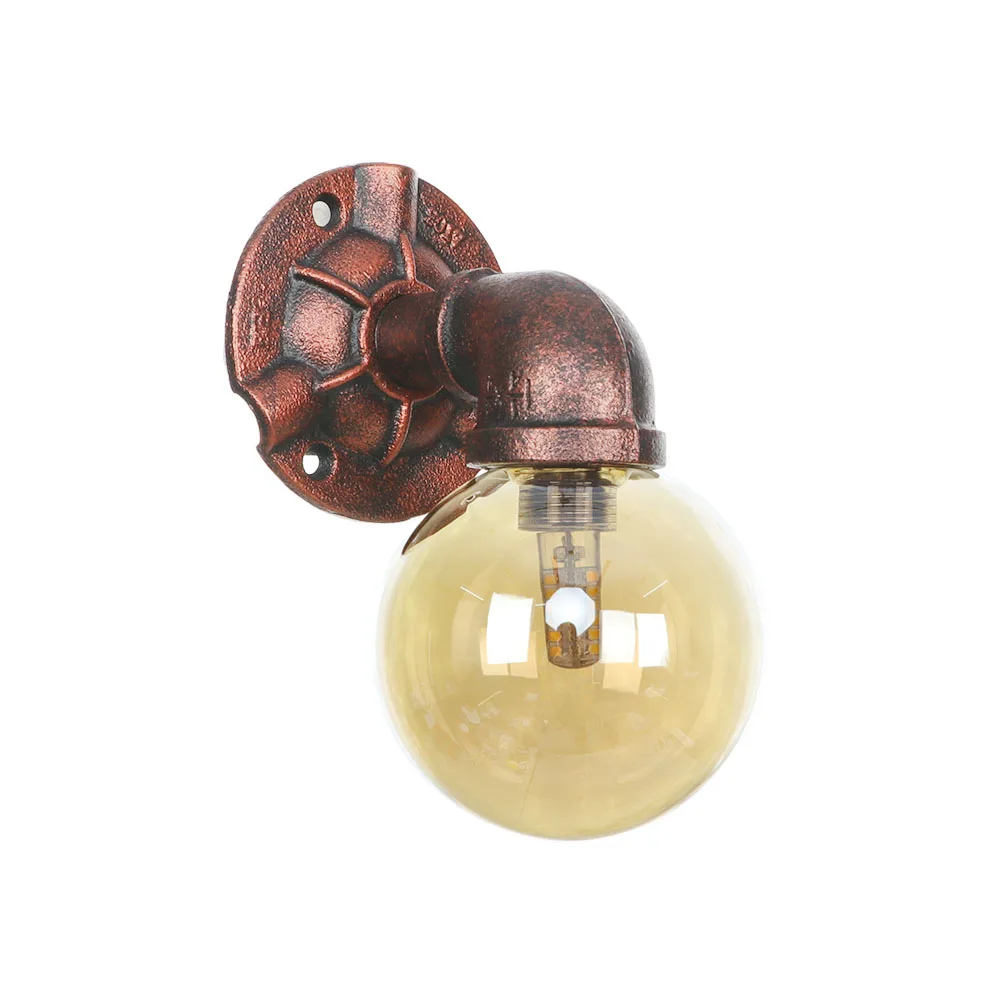 Простой креативный промышленный стиль винтажный трубчатый настенный светильник