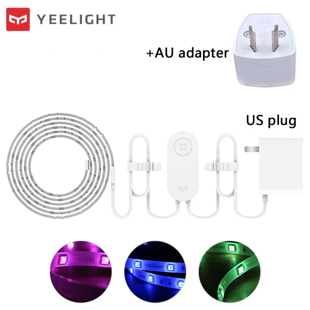 Yeelight Aurora Smart LightStrip 1S 2M to 10M LED RGB Colorful WiFi APP Remote Control Light Strip for Alexa Assistant Homekit 