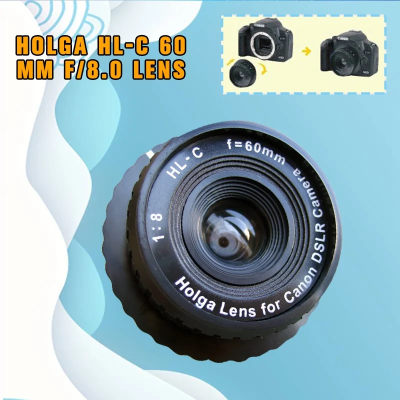Description Picture 6 of item2024 NEW Holga HL-C 60 mm f/8.0 Lens For Iconic Brand DSLR SLR Camera Black Parts Cameras Accessory Photography accessories