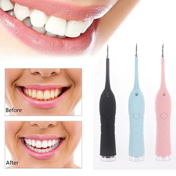 

1Set Electric Calculus Remover Teeth Whitening Cleaning Dental Tartar Scraper Tooth Polisher Stain Eraser High Frequency
