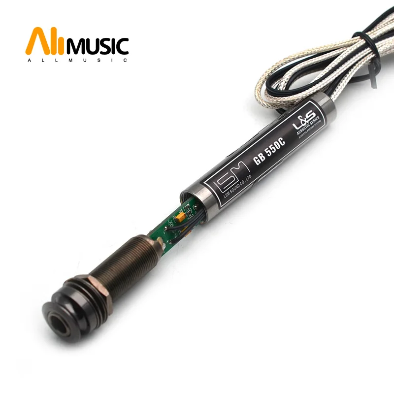 

Sound Hole Style Tail-peg Preamp System for Classic Guitar GB550C LSM Pen Style Pickup with Volume and Tone Control