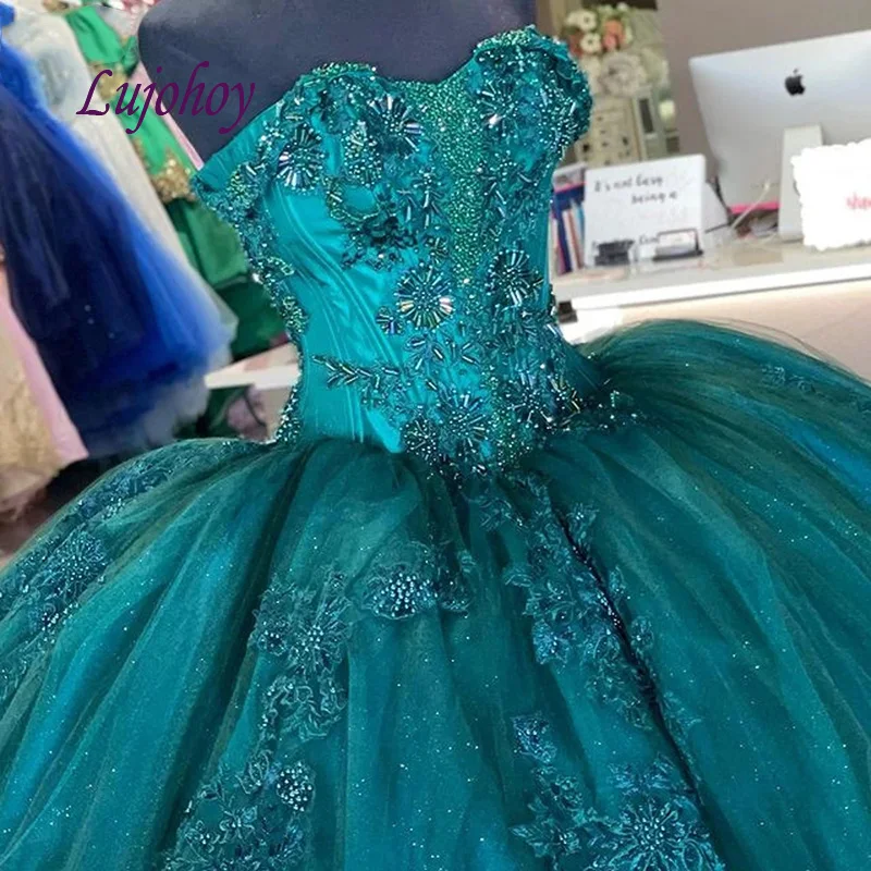 Azul Turquesa Vestido De Quinceanera 2017 Cristales Balón Vestido De Novia  Vestidos De 15 Anos Presentación Vestidos De Quinceañera Barato Grils |  