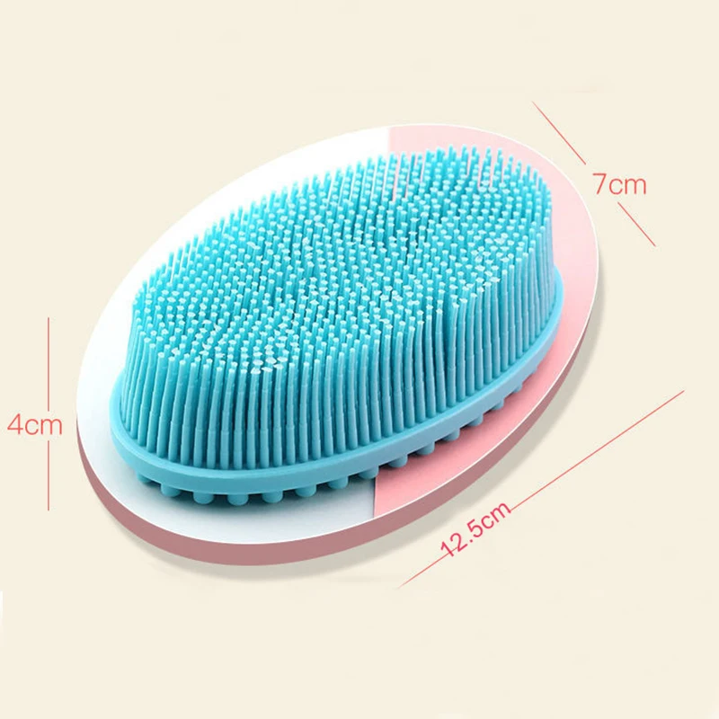 Silicone Head Body Scalp Massage Brush Comb Shampoo Hair Washing Comb Shower Brush Bath Spa Slimming Massage Brush