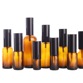 

1Pcs Brown Empty Spray Bottles 10ml/15ml/30ml/50ml/100ml Glass Mini Refillable Container Empty Cosmetic Containers