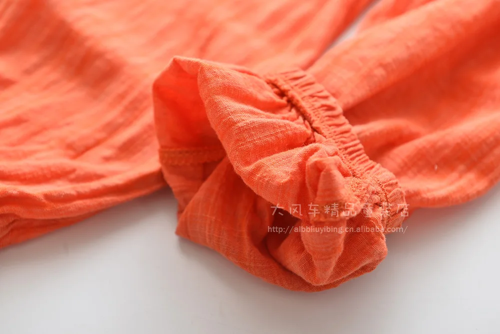 0421-07 Childrenswear Summer New Style Soft And Comfortable Girls Multi-color Elastic Waist Anti Mosquito Pants