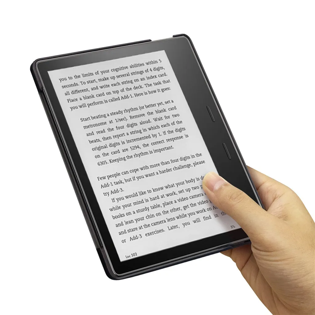 Для Amazon Kindle Oasis 10th Gen Тонкий флип чехол с автоматическим пробуждением/сна