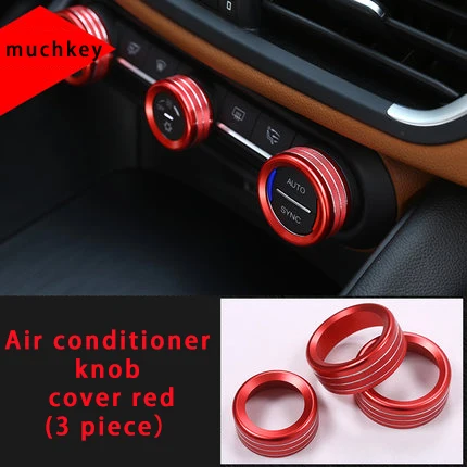 Для Alfa Romeo stelvio внутренняя чашка из углеродного волокна держатель AC vent дверная ручка Чаша формовочная отделка - Цвет: AC knob cover