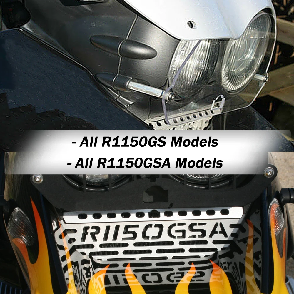 Nuove Parti Del Motociclo Parabrezza Protezione Radiatore Olio Protezione Faro Per Bmw R1150Gs R1150Gsa R 1150 Gs R 1150 Gsa R 1150 Gs