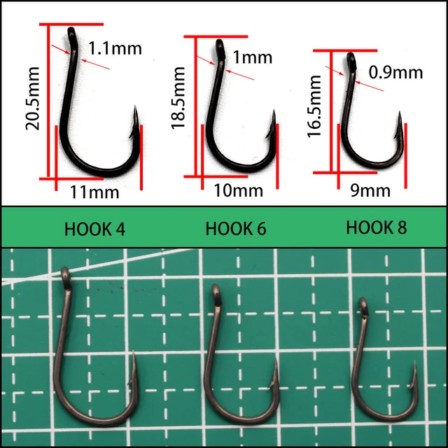 Fishhooks - 50/25pcs High Carbon Steel Fish Hook Fly Rig Carp Fishing  Saltwater - Aliexpress