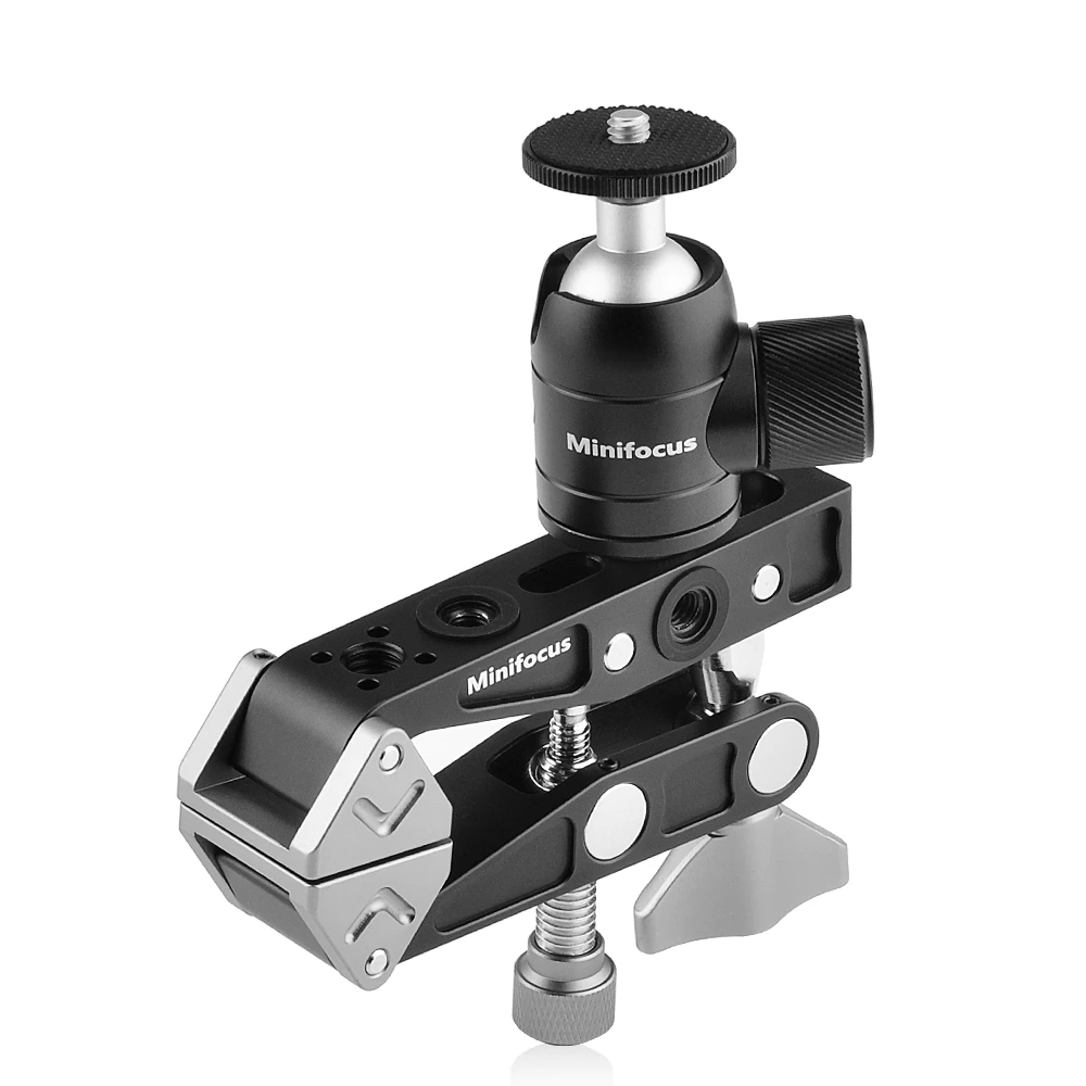 Super Clamp Mount Bracket Mini Ballhead For Photo Studio Photography