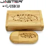 JASTER USB 3.0 wooden usb+Box pen drive 4GB 16GB 32GB 64GB usb Flash Drive pendrive Memory stick 1PCS free custom logo ► Photo 2/6