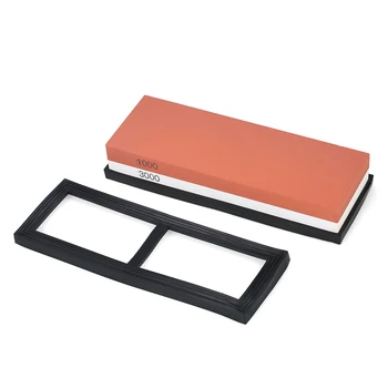

Hot 1000/3000 Grit Double Sides Knife Sharpening Stone Two-Sided Whetstone Grindstone 180*60*30mm Knife Sharpening Stone