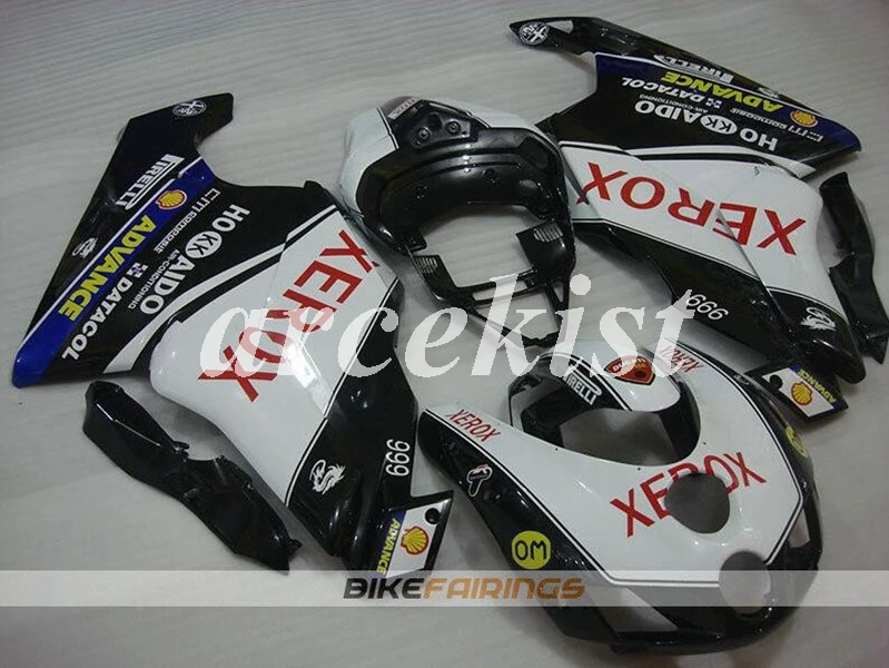 

New ABS Motorcycle Full Fairings kit fit for Ducati 749 999 2005 2006 05 06 749R 999R Body set Black white