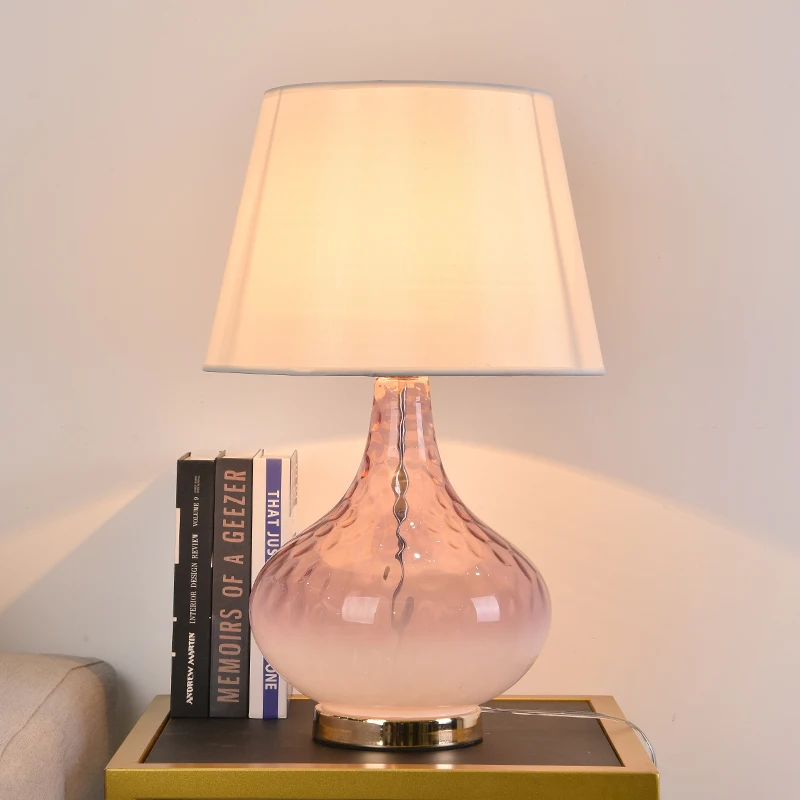 

TUDA 2020 New Style Crystal Glass Table Lamps For Bedroom For Living Room Glass Desk Lamp Bedside Lamp Nigh Lighting Home Decor