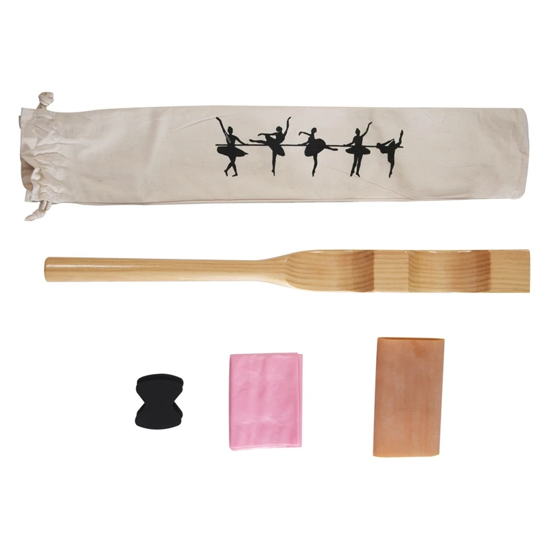 

Wooden Foot Stretcher with Pull Strap Dancer Device Instep Ballet Exercise for Ballet Gymnastics