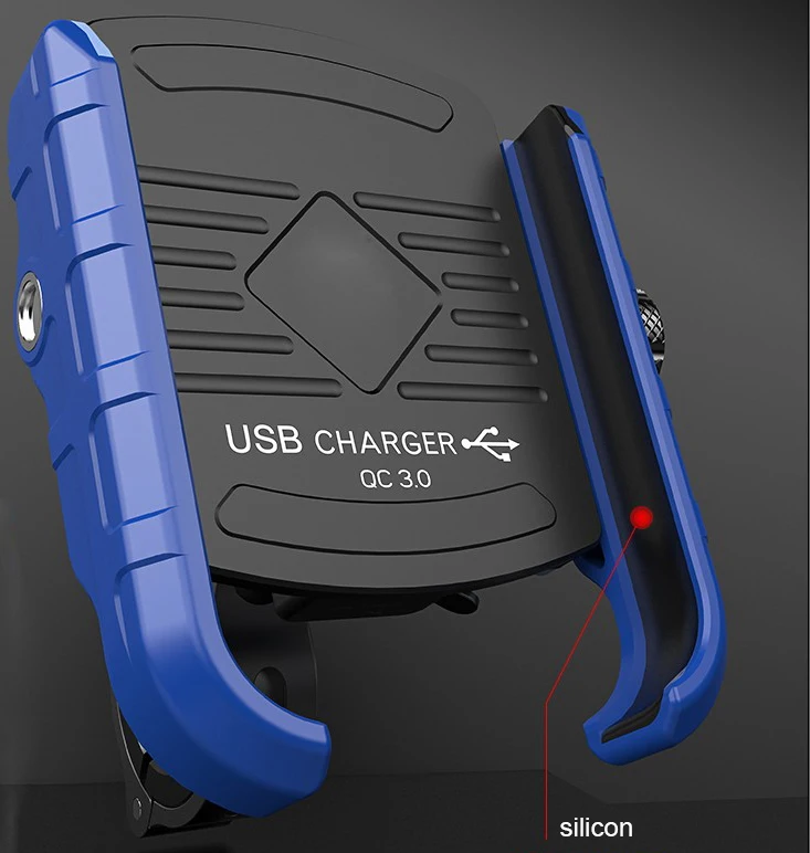 Jtron DC12V держатель для телефона мотоцикла с QC3.0 зарядное устройство водонепроницаемый USB зарядное устройство розетка+ ВКЛ/ВЫКЛ Выключатель питания для 3,5 ''-6,5'' телефон
