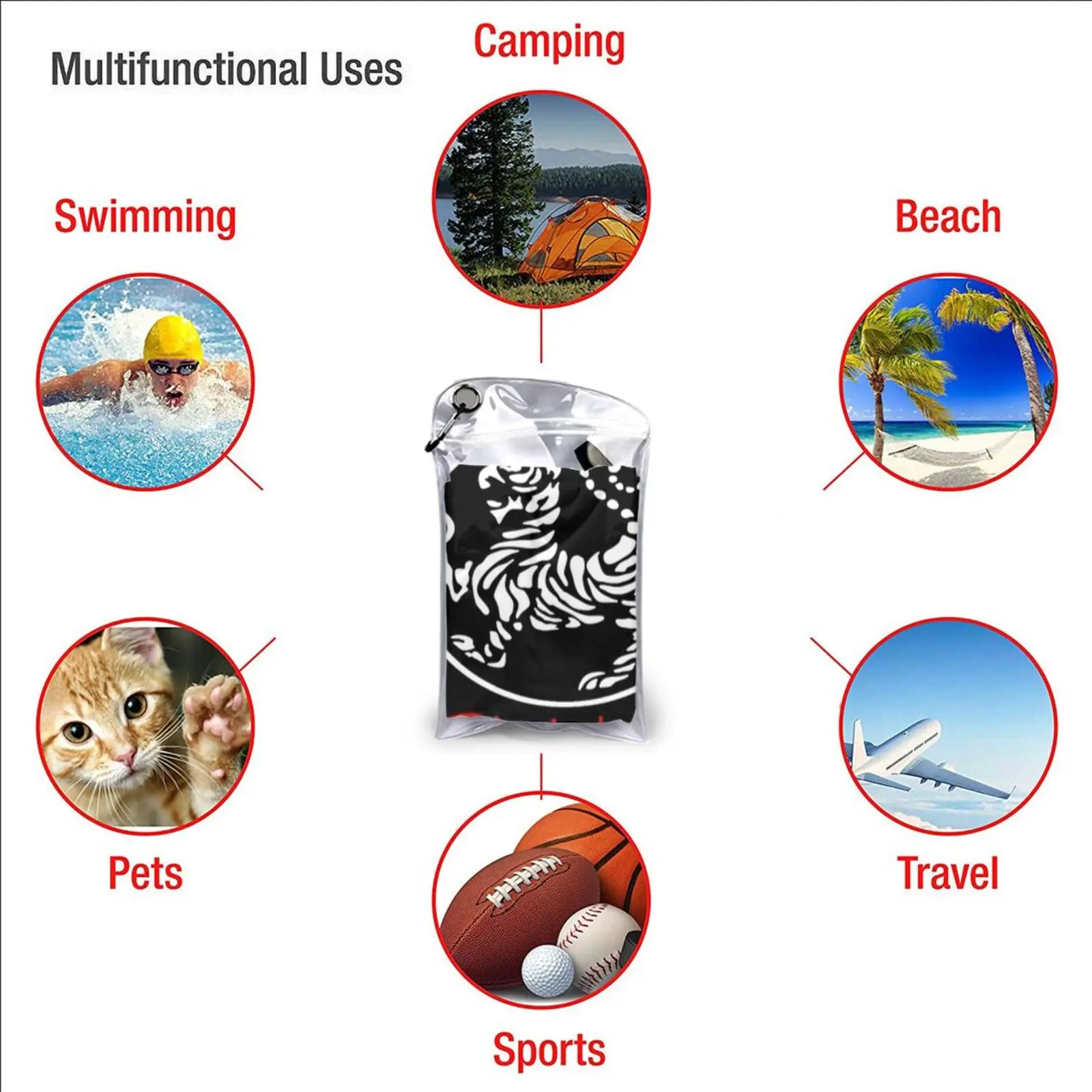 Karate Shotokan Quick Dry Towel Gym Sports Bath Portable Tokyo Harajuku Idea Japanese Spying Japanese Tradition