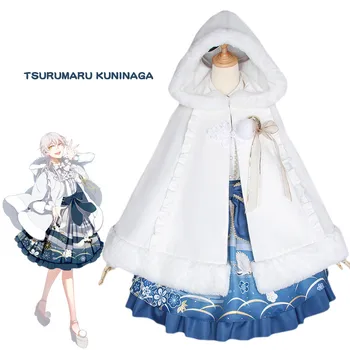 

Tsurumaru Kuninaga Cosplay Touken Ranbu Online Costume Sk Clock Polyester Tsurumaru Kuninaga Cosplay Women Doujin