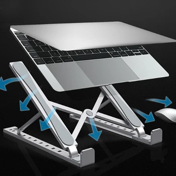 

Aluminum Alloy Desktop Adjustable Notebook Cooling Bracket Tablet Holder for Ipad Pro Air Portable Tablet Laptop Stand